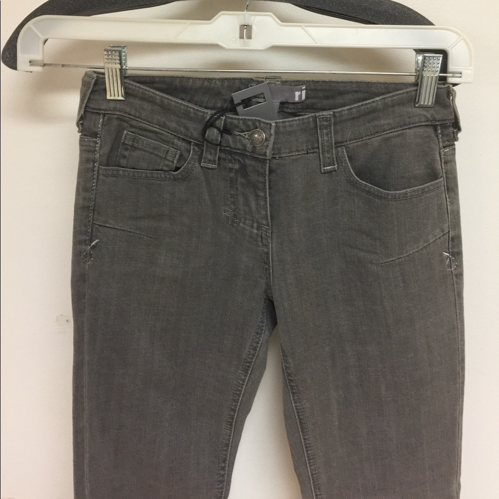 Denim jeans light gray